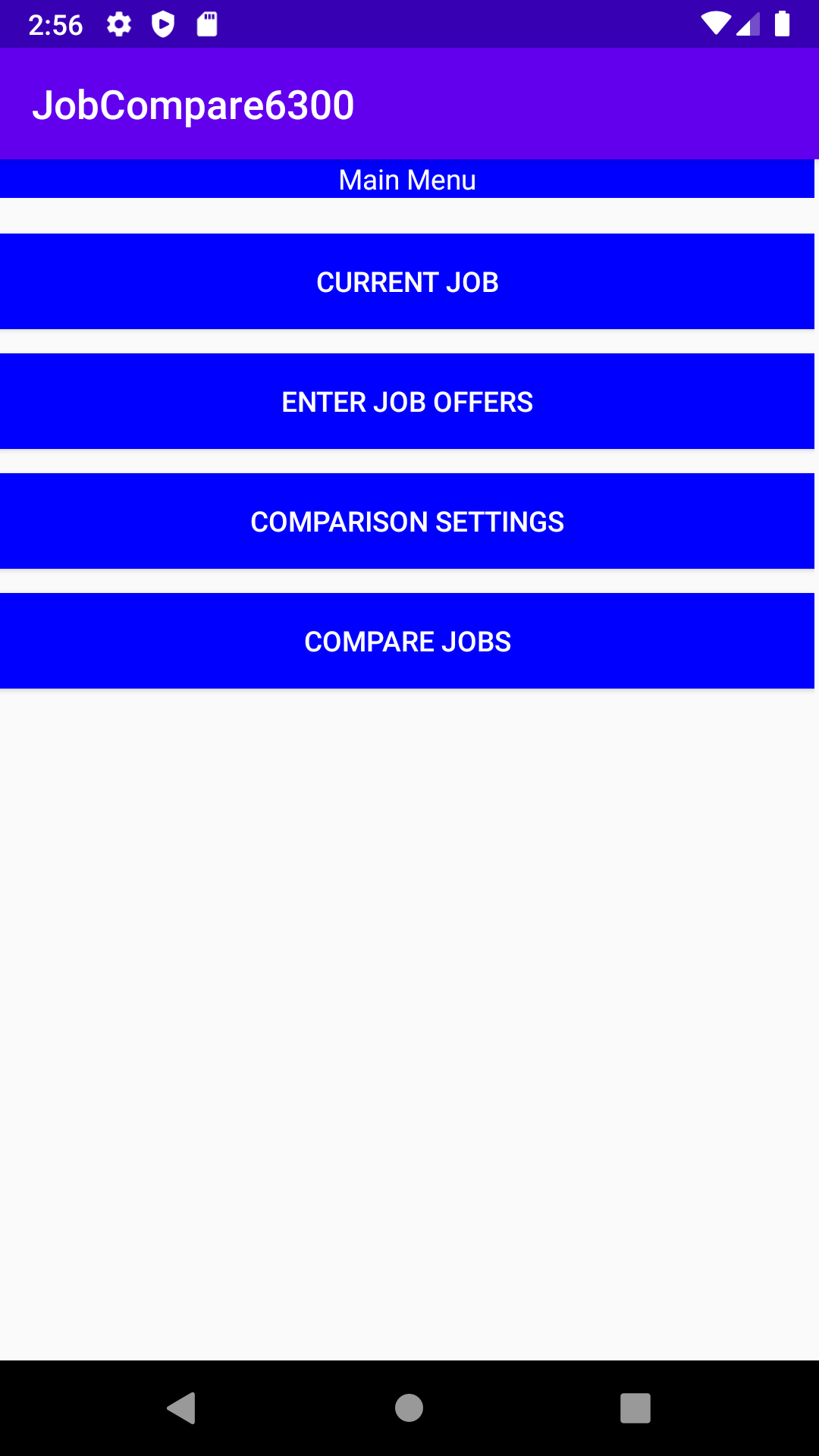 Android Job Offer Application